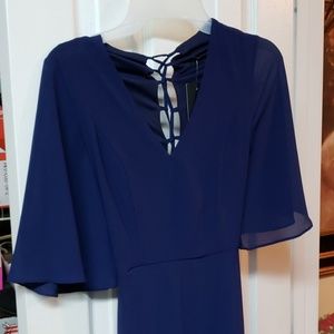 Gorgeous brand new never worn navy lace back forma